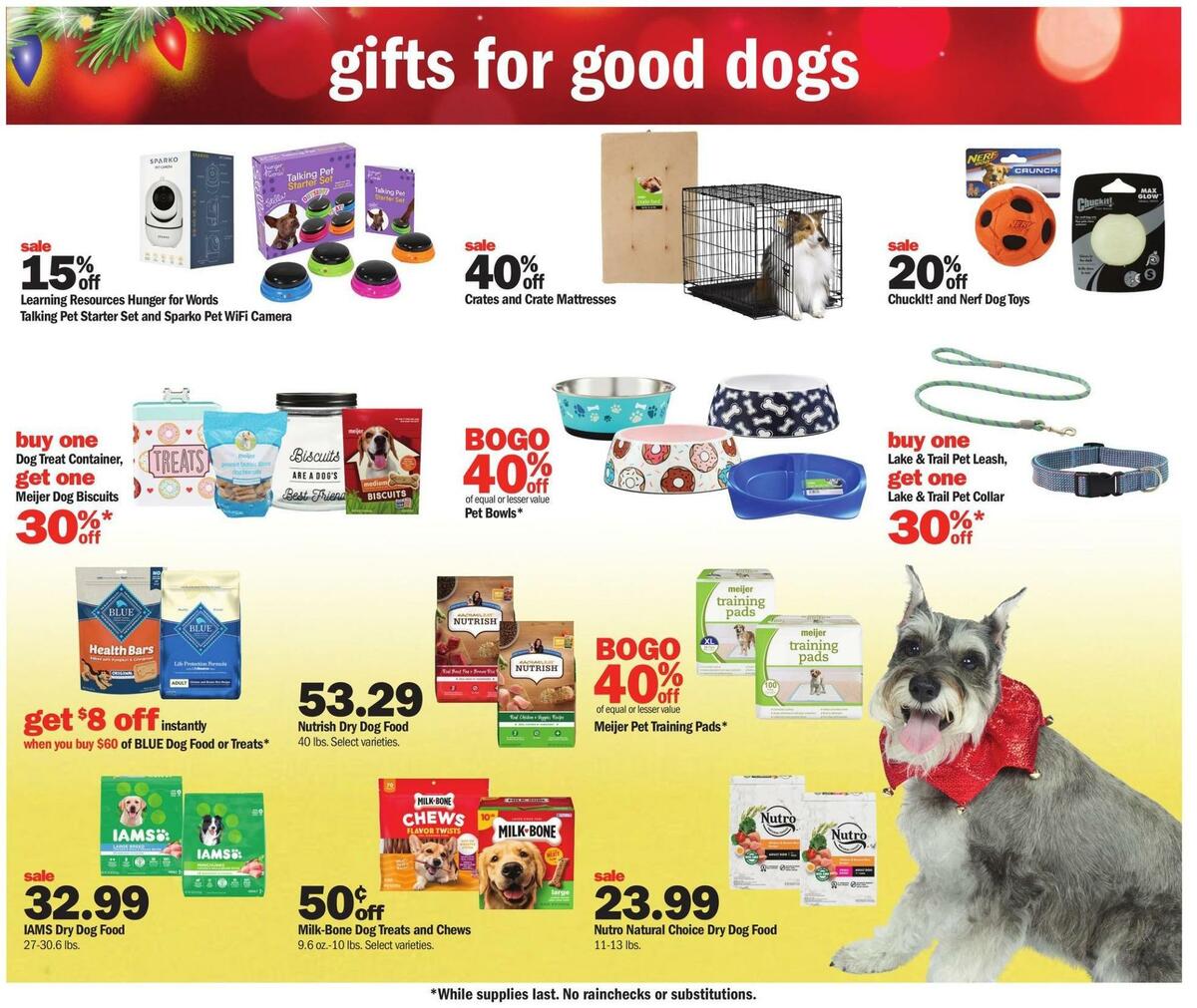 Meijer Pet Ad Weekly Ad from November 6