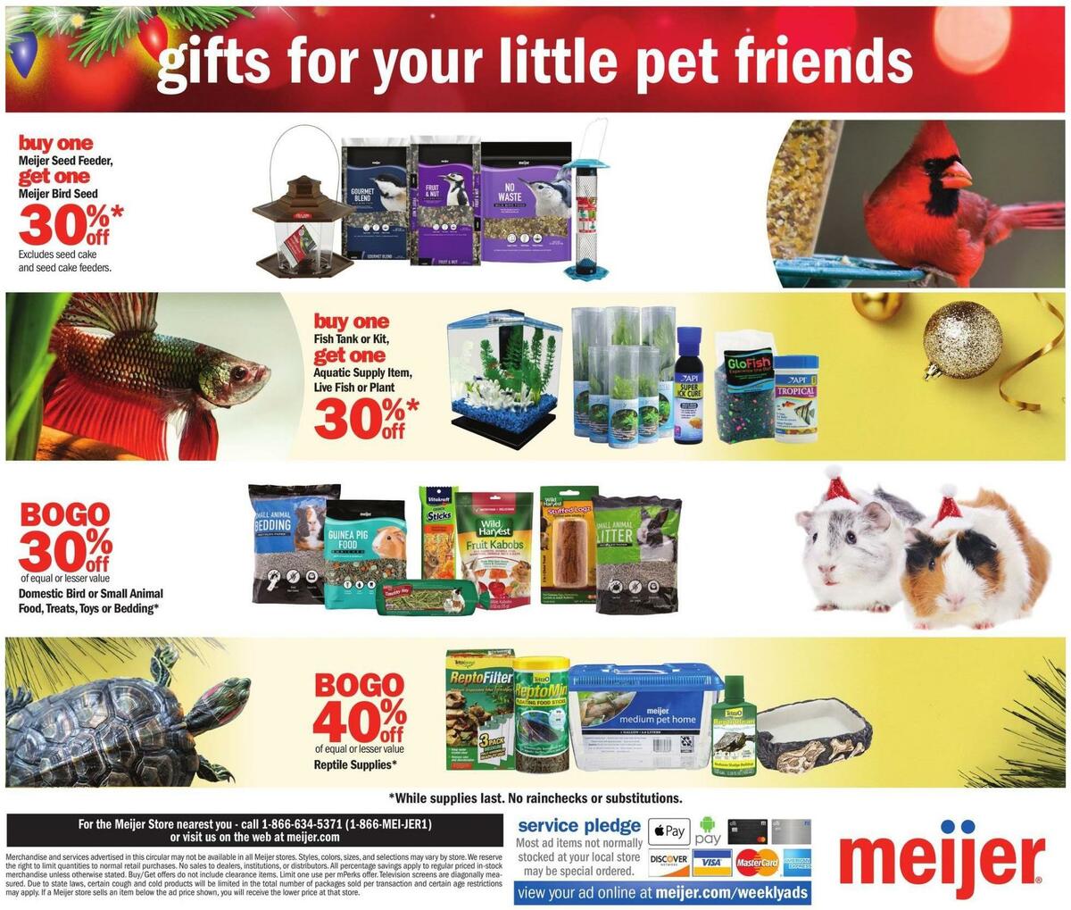 Meijer Pet Ad Weekly Ad from November 6