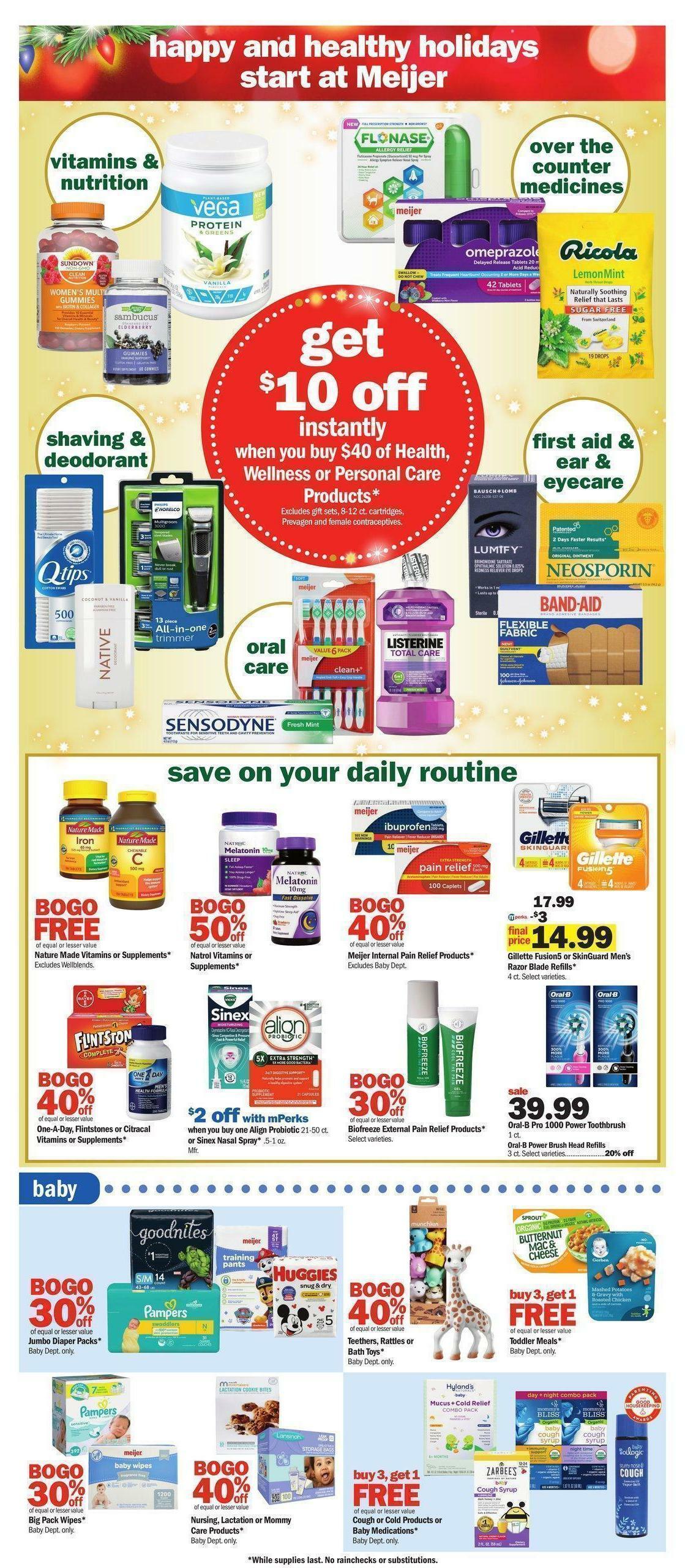 Meijer Weekly Ad from November 6