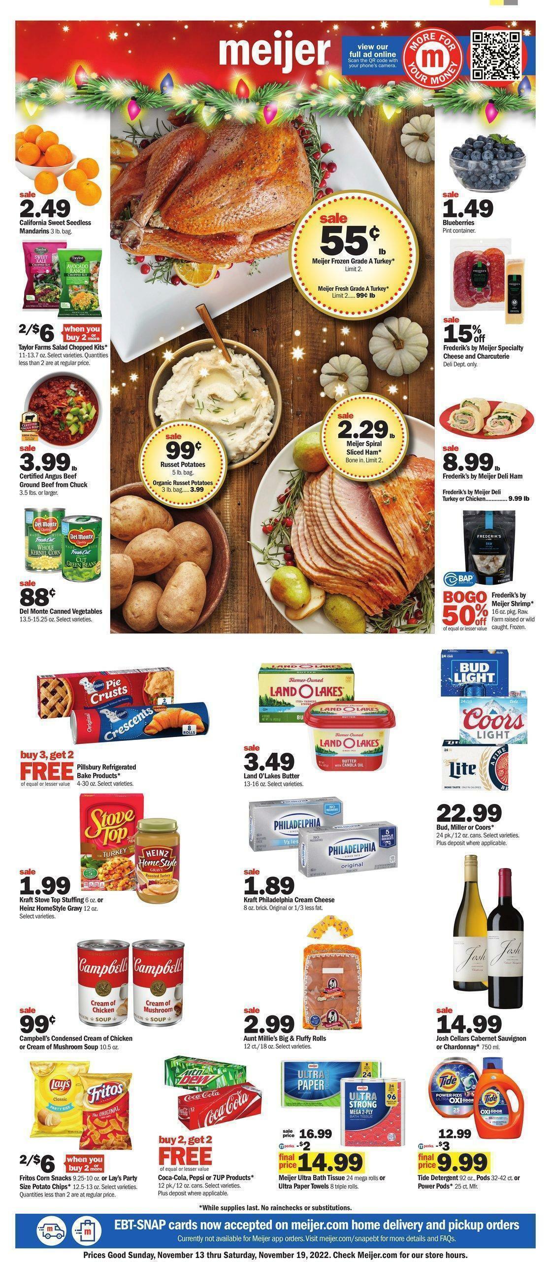 Meijer Weekly Ad from November 13