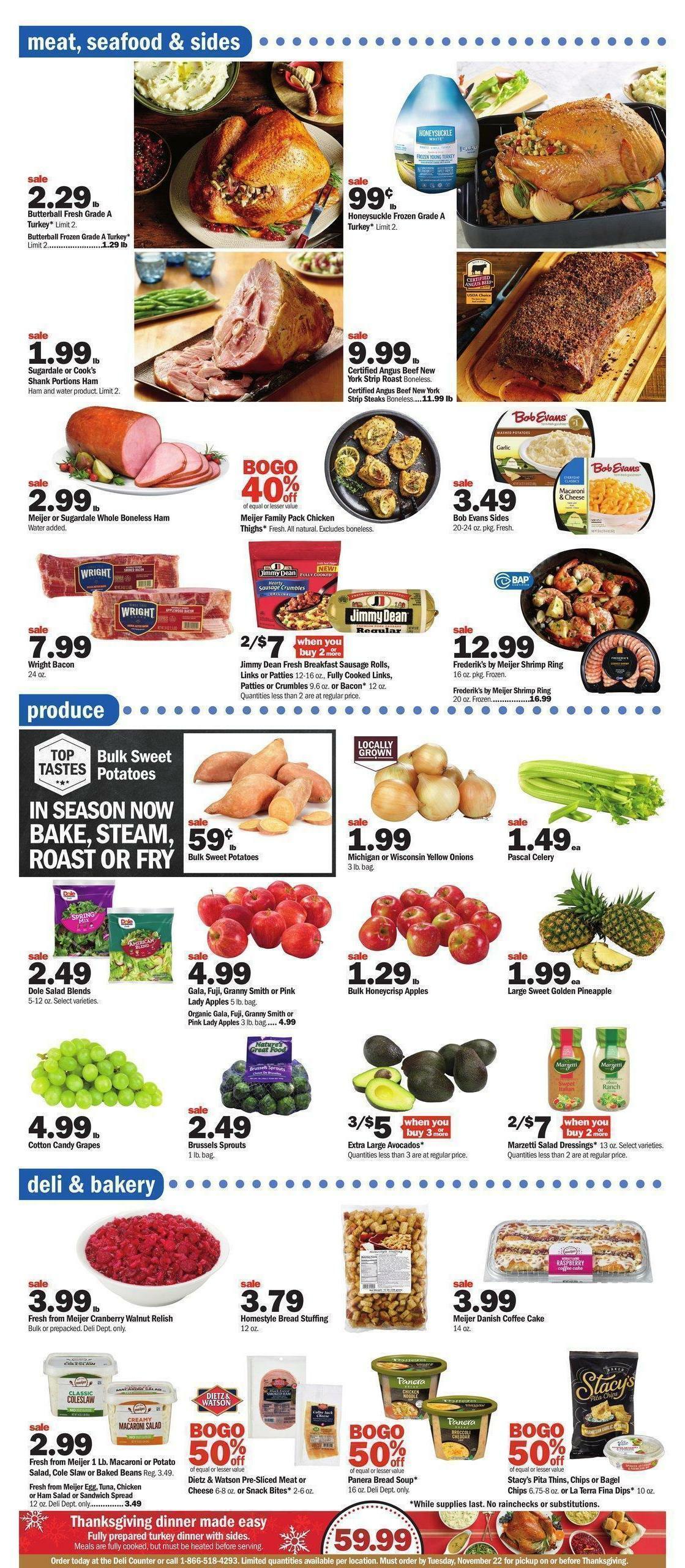 Meijer Weekly Ad from November 13