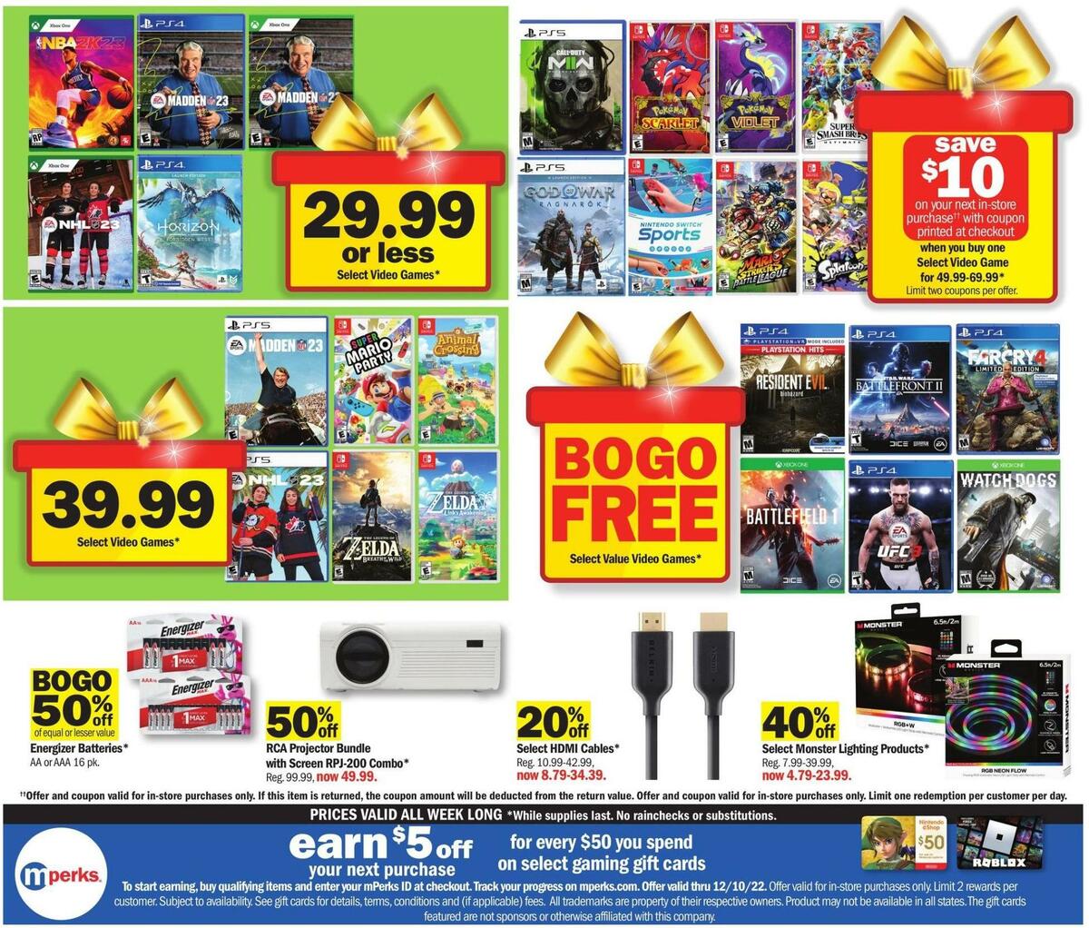 Meijer Black Friday Weekly Ad from November 20