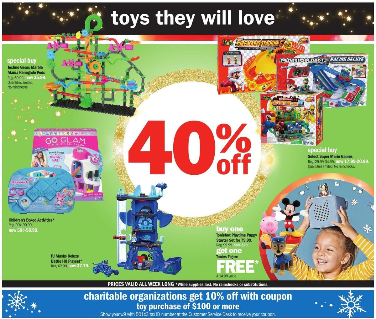 Meijer Black Friday Weekly Ad from November 20