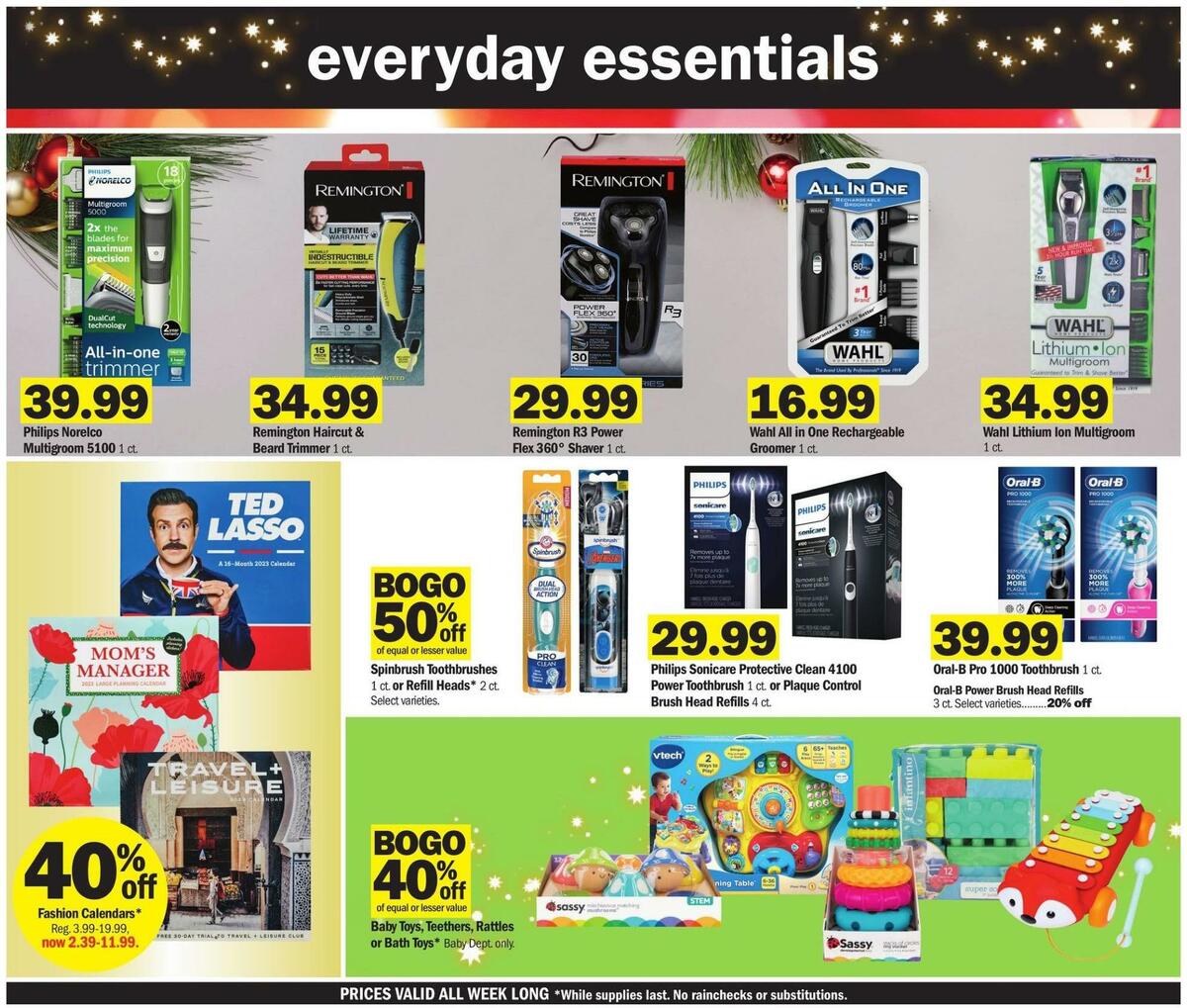 Meijer Black Friday Weekly Ad from November 20
