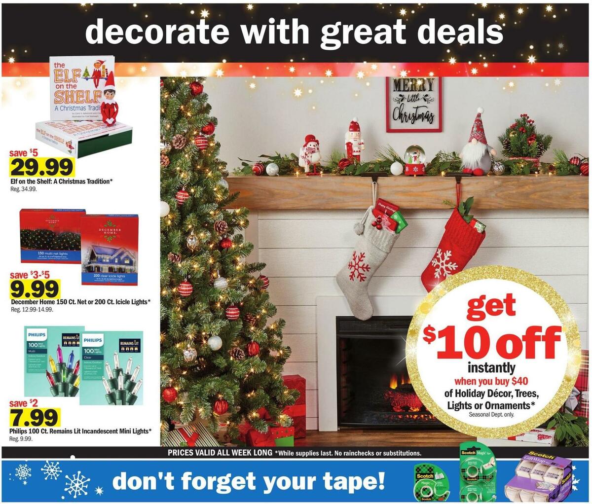 Meijer Black Friday Weekly Ad from November 20