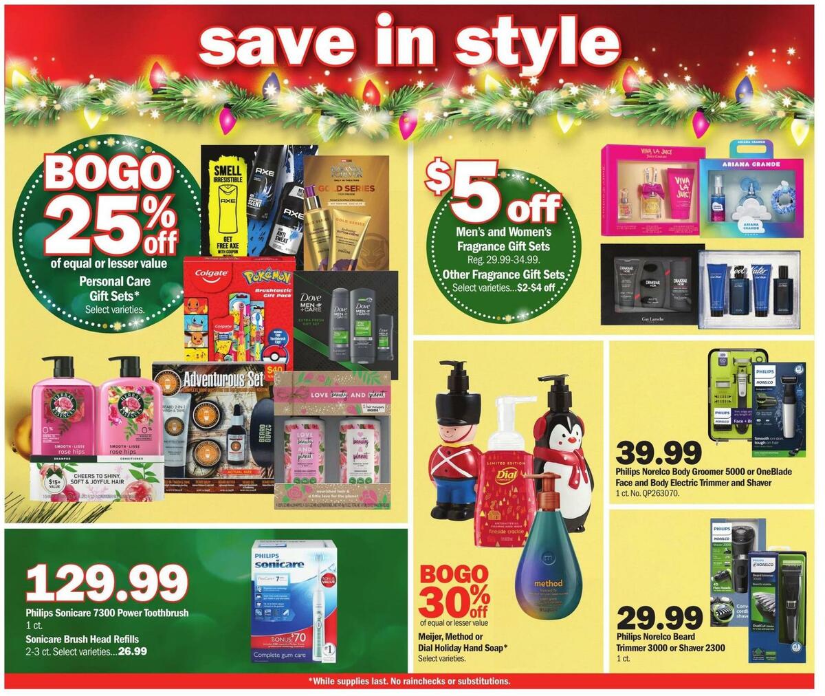 Meijer Holiday Ad Weekly Ad from November 13