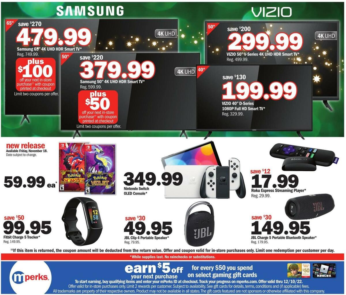 Meijer Holiday Ad Weekly Ad from November 13