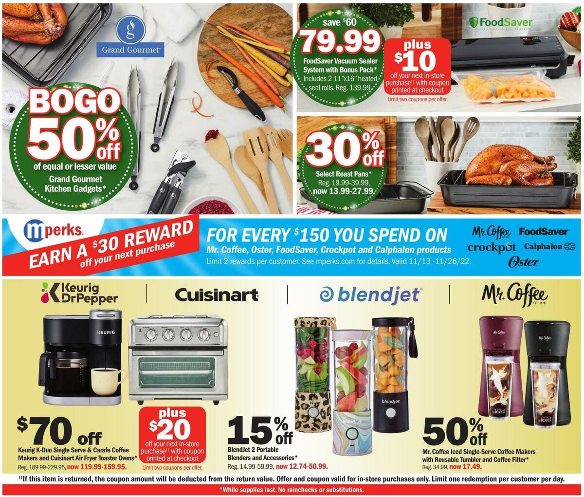 Meijer Holiday Ad Weekly Ad from November 13