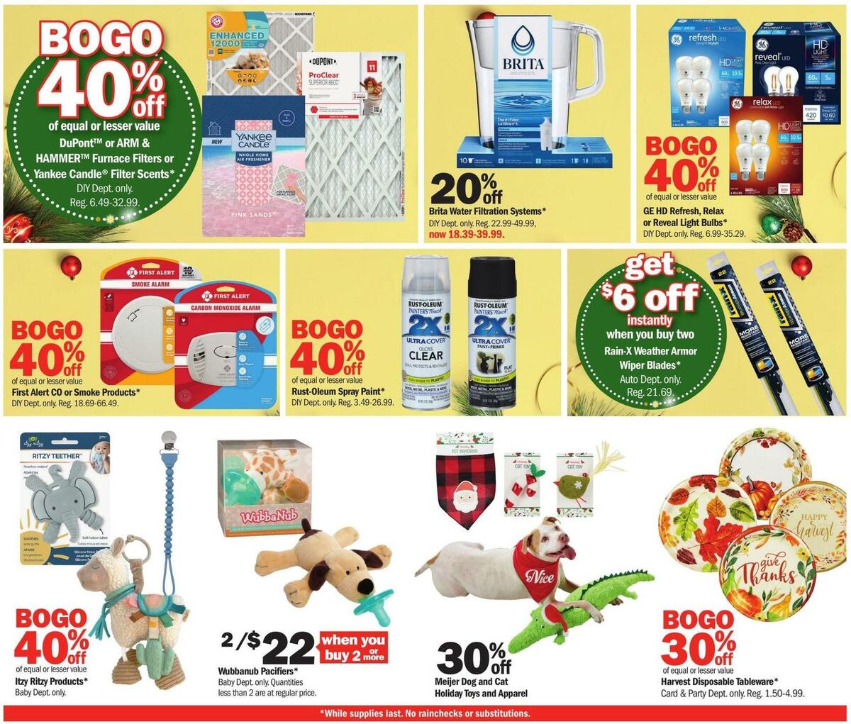 Meijer Holiday Ad Weekly Ad from November 13