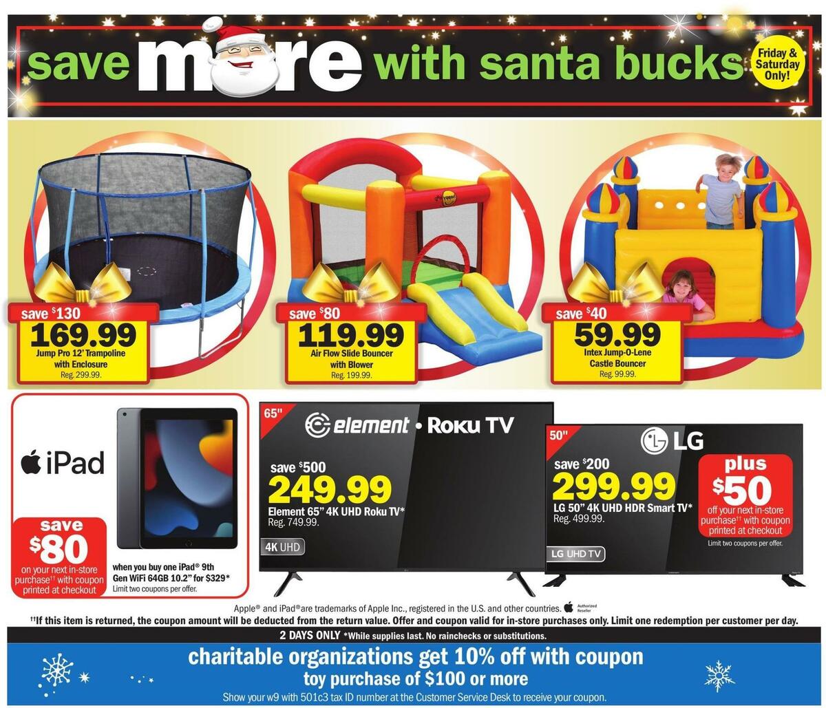 Meijer Black Friday 2-Day Ad Weekly Ad from November 25