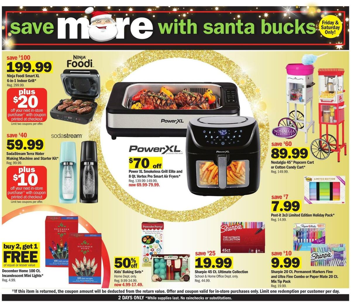 Meijer Black Friday 2-Day Ad Weekly Ad from November 25