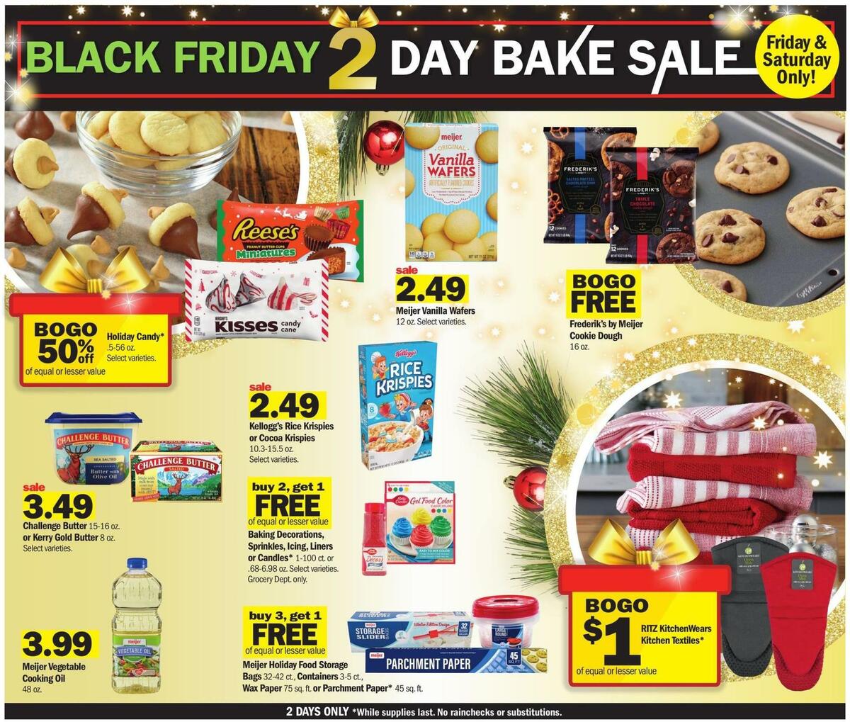 Meijer Black Friday 2-Day Ad Weekly Ad from November 25