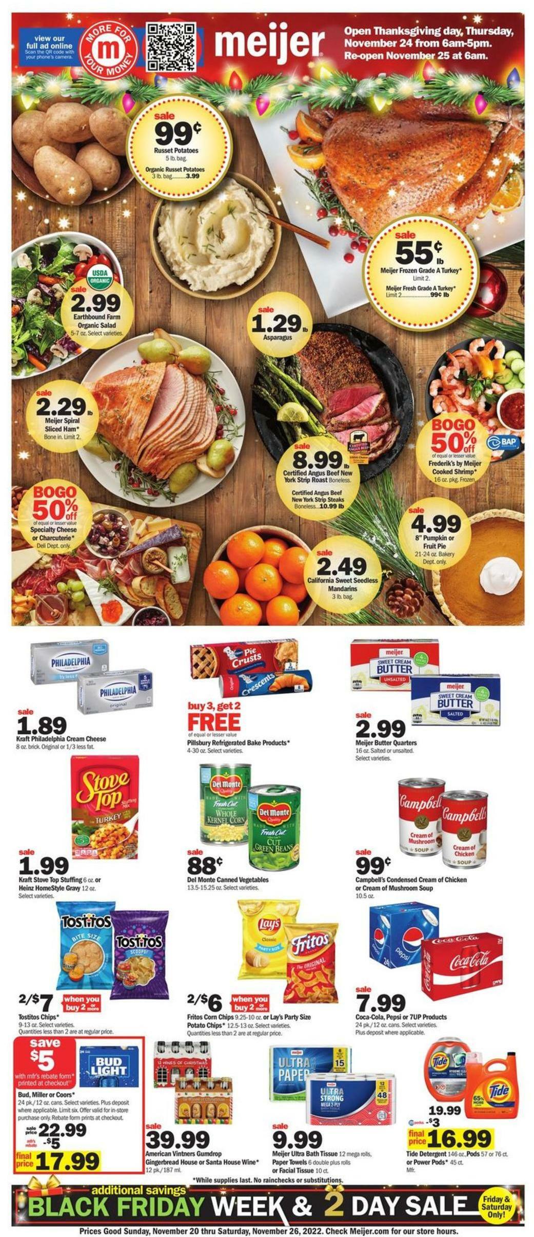 Meijer Weekly Ad from November 20
