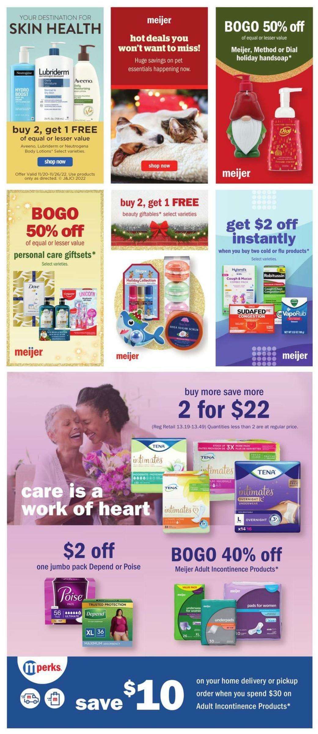 Meijer Weekly Ad from November 20