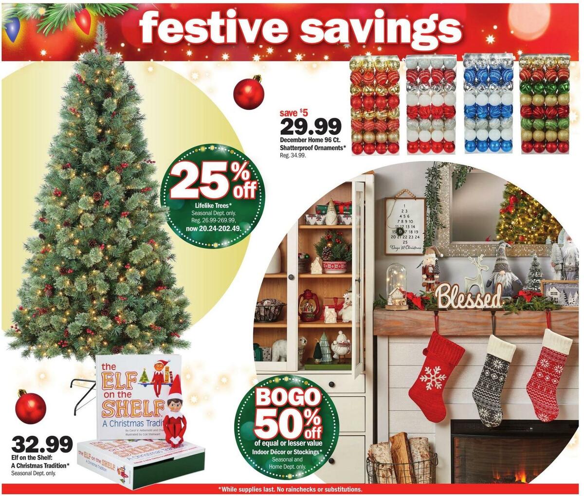 Meijer Home Holiday Ad Weekly Ad from November 27