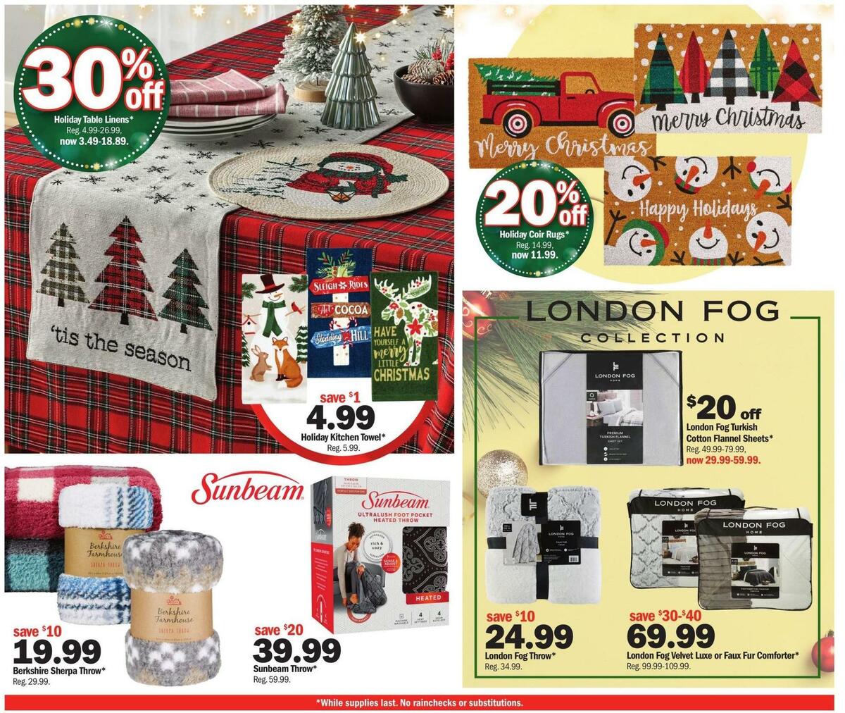 Meijer Home Holiday Ad Weekly Ad from November 27