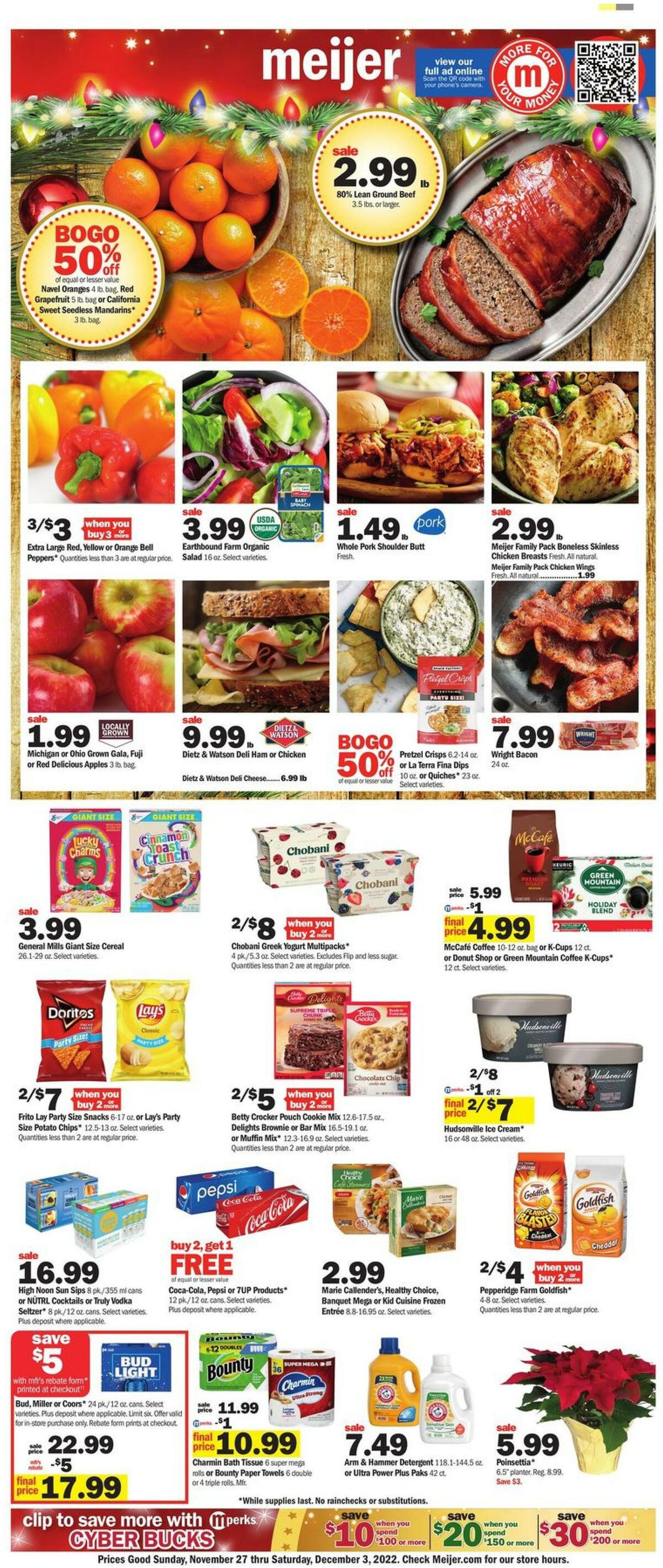 Meijer Weekly Ad from November 27