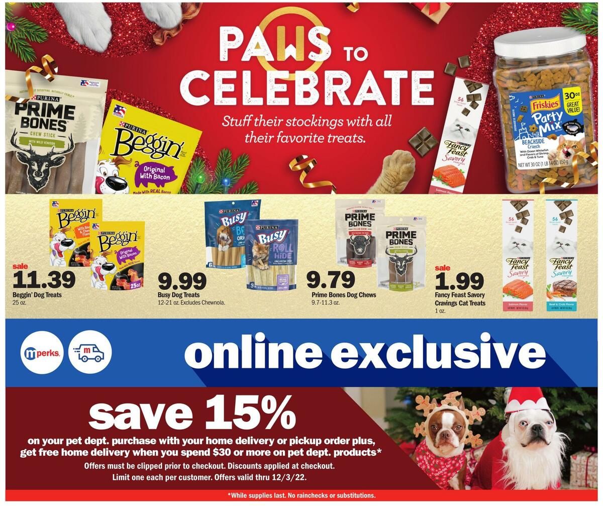 Meijer Pets Weekly Ad from November 27