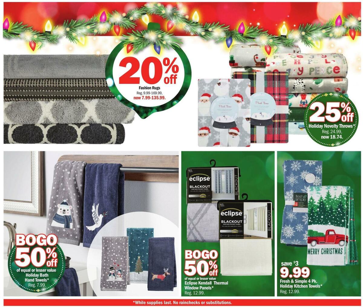 Meijer Holiday Weekly Ad from December 3
