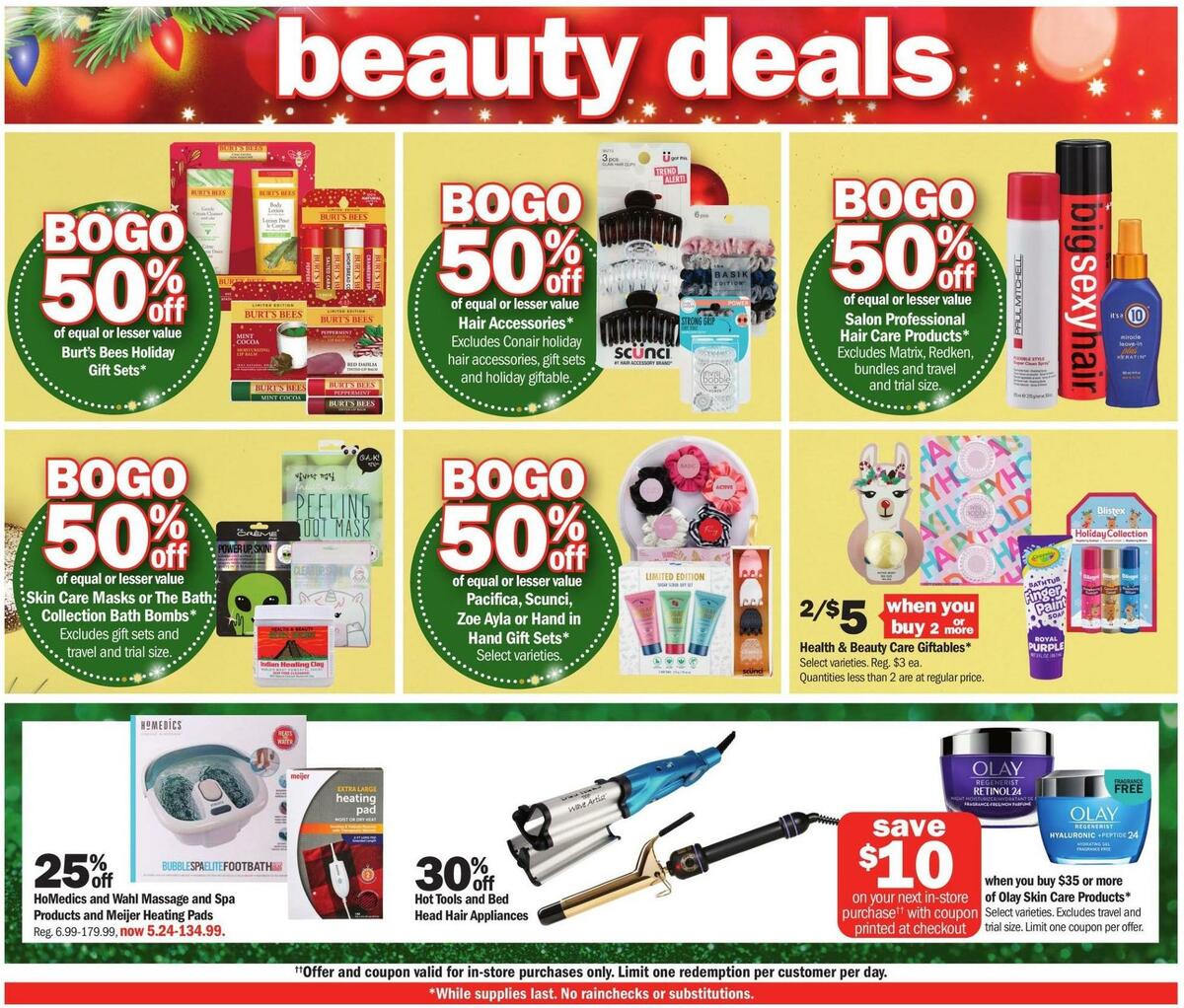 Meijer Holiday Weekly Ad from December 3