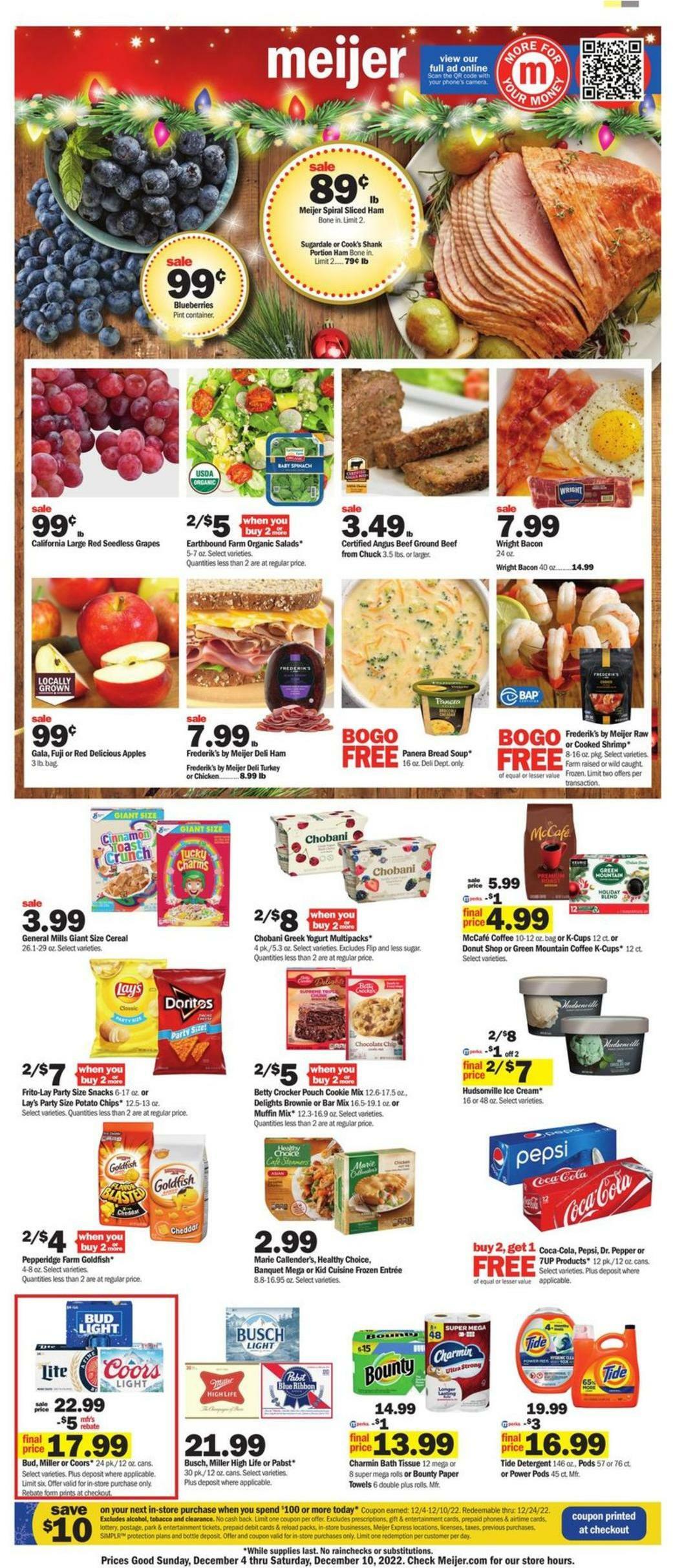 Meijer Weekly Ad from December 4