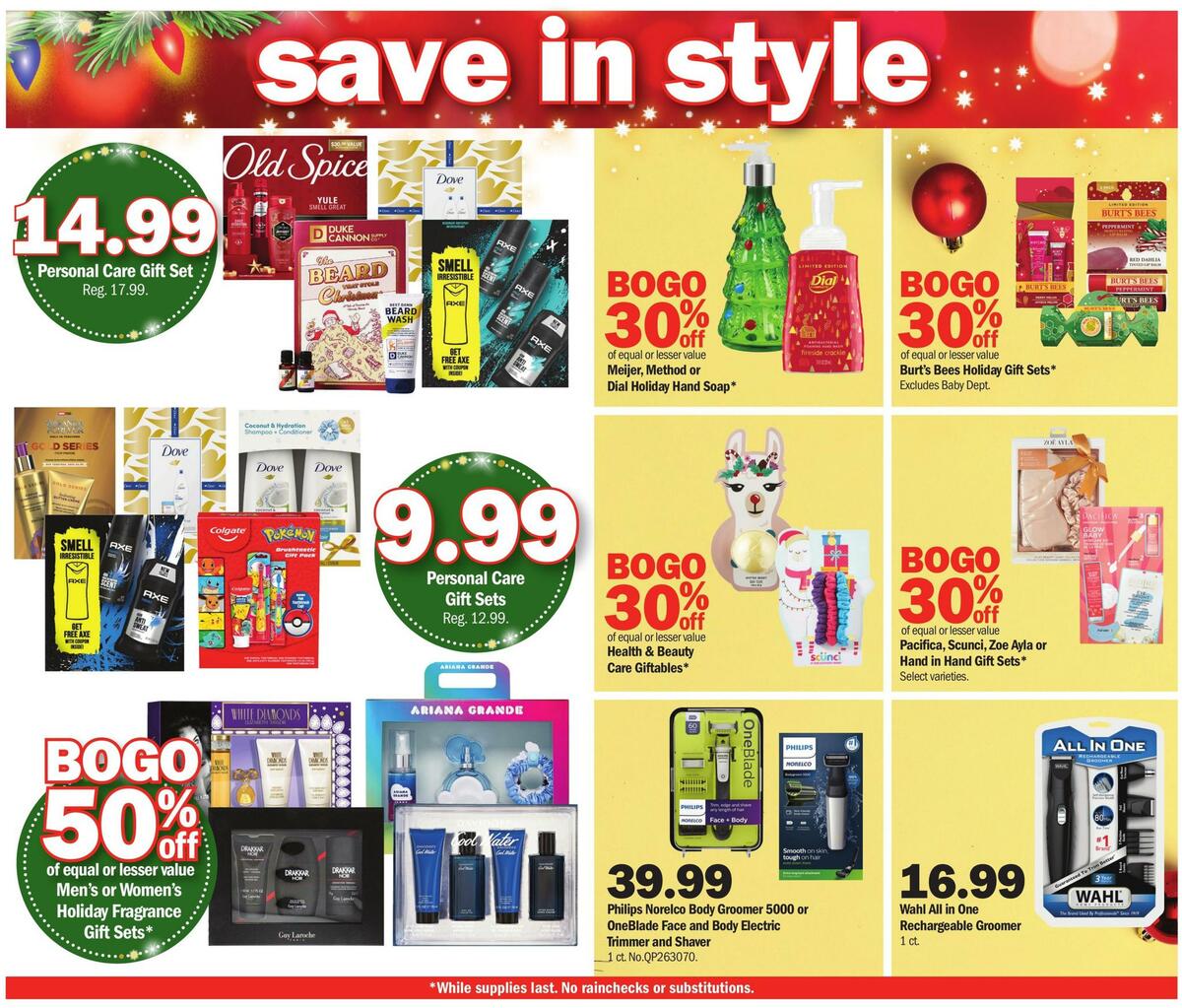 Meijer Holiday Weekly Ad from December 11