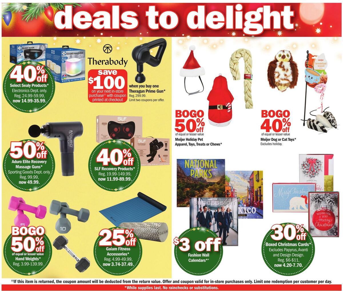 Meijer Holiday Weekly Ad from December 11