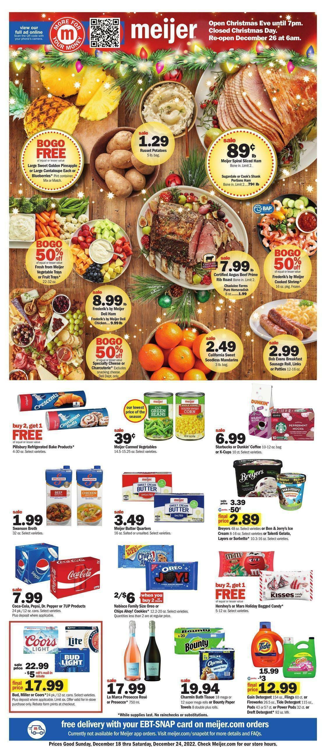Meijer Weekly Ad from December 18