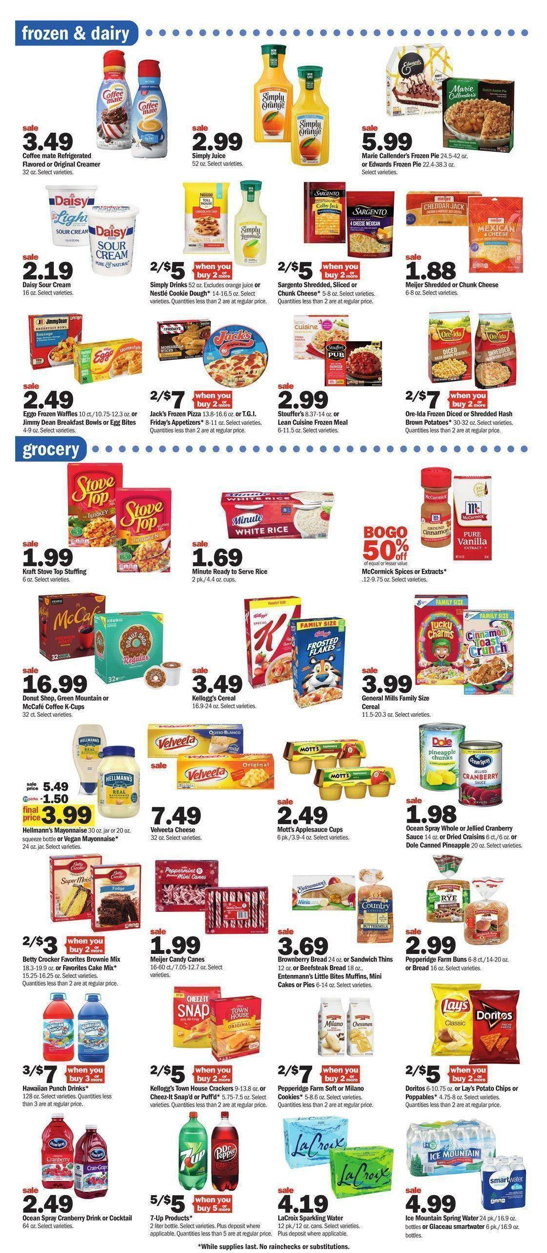 Meijer Weekly Ad from December 18