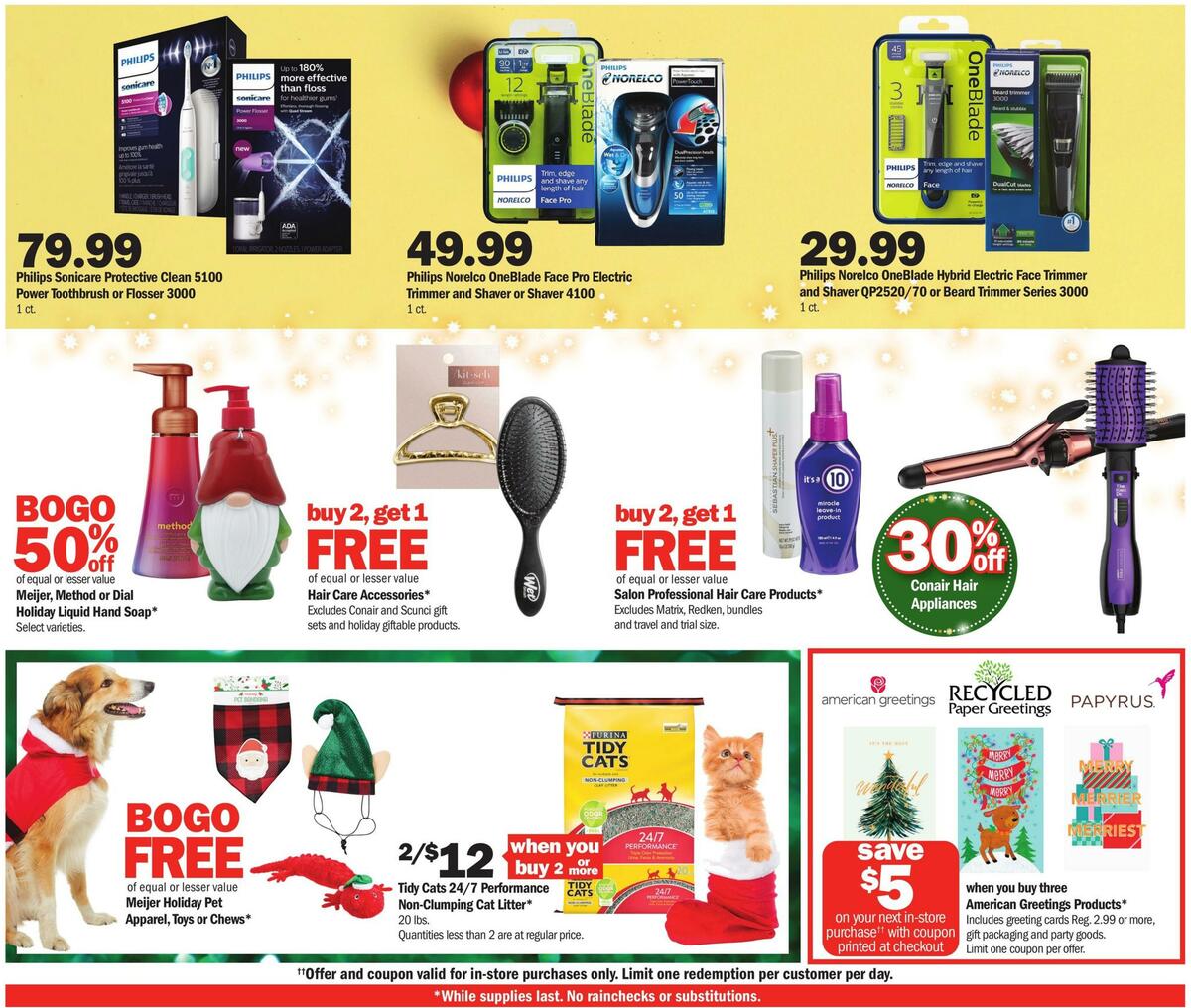 Meijer Holiday Weekly Ad from December 18