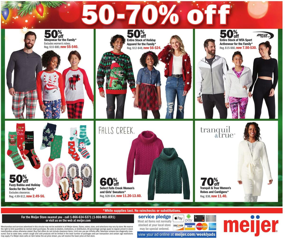 Meijer Holiday Weekly Ad from December 18