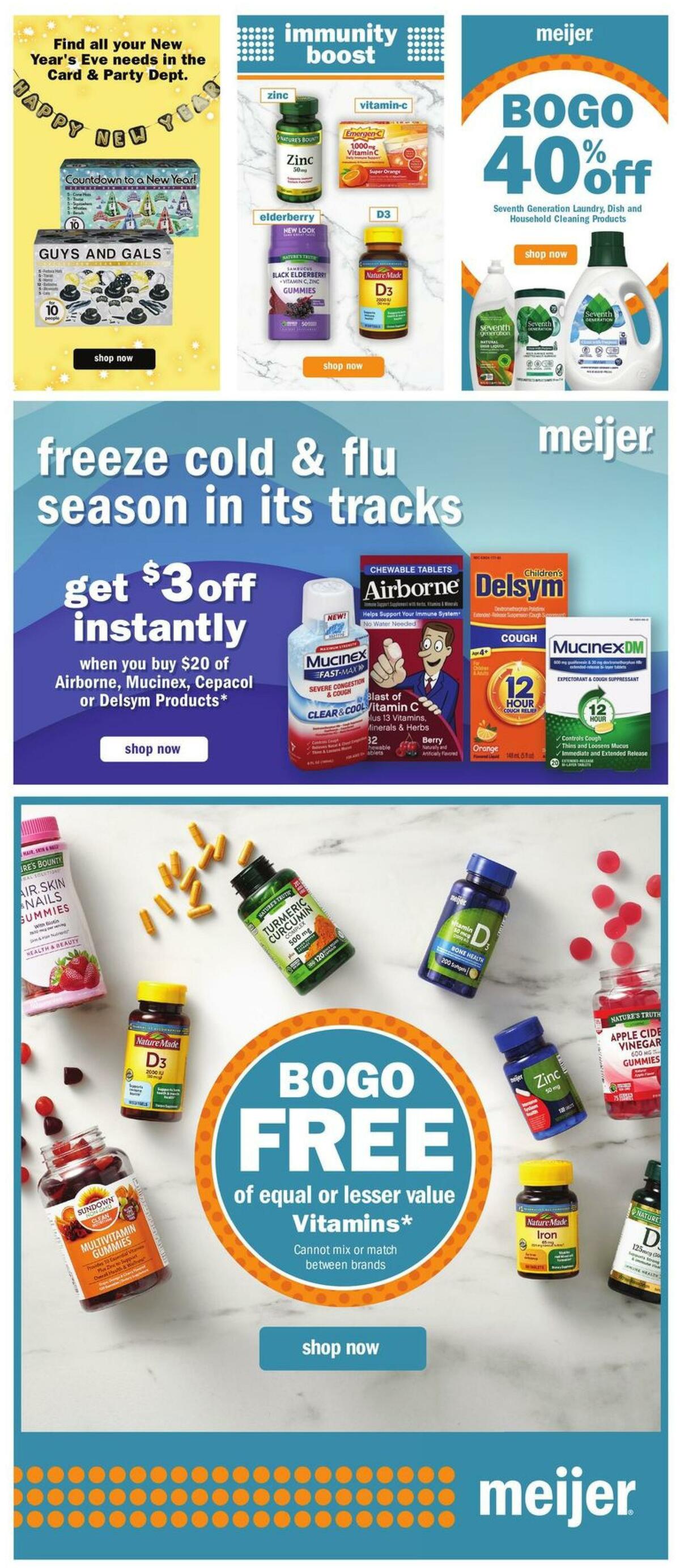 Meijer Weekly Ad from December 25