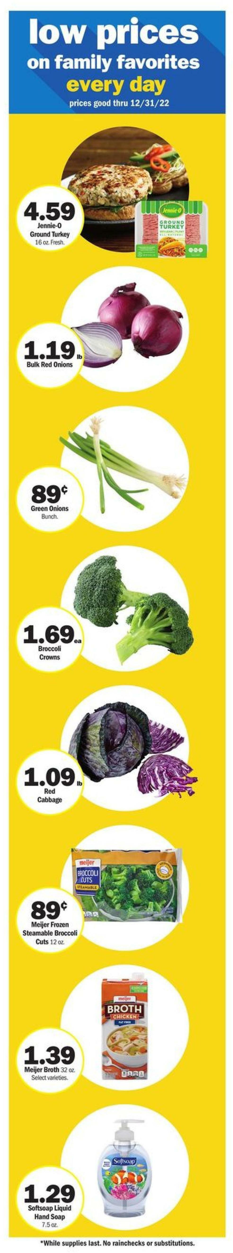Meijer Weekly Ad from December 25