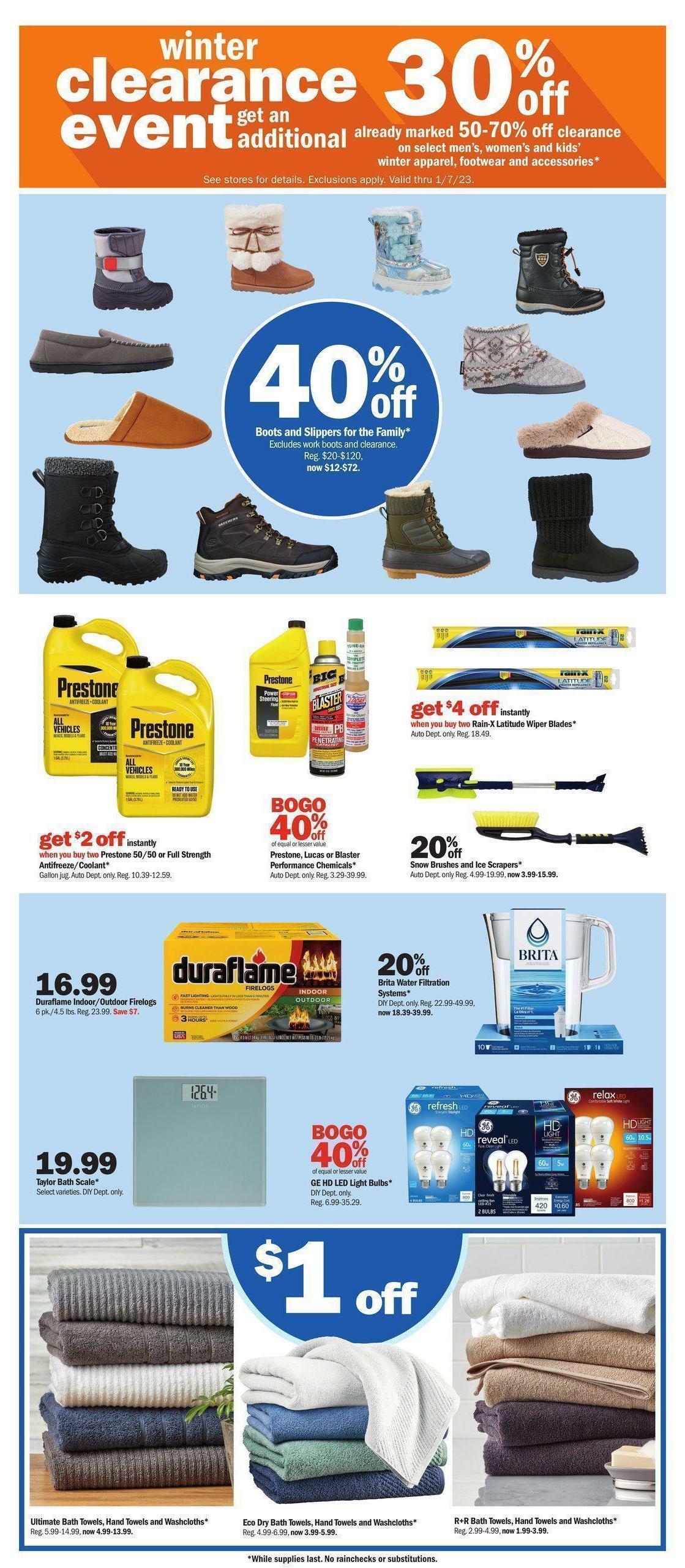 Meijer Weekly Ad from January 1