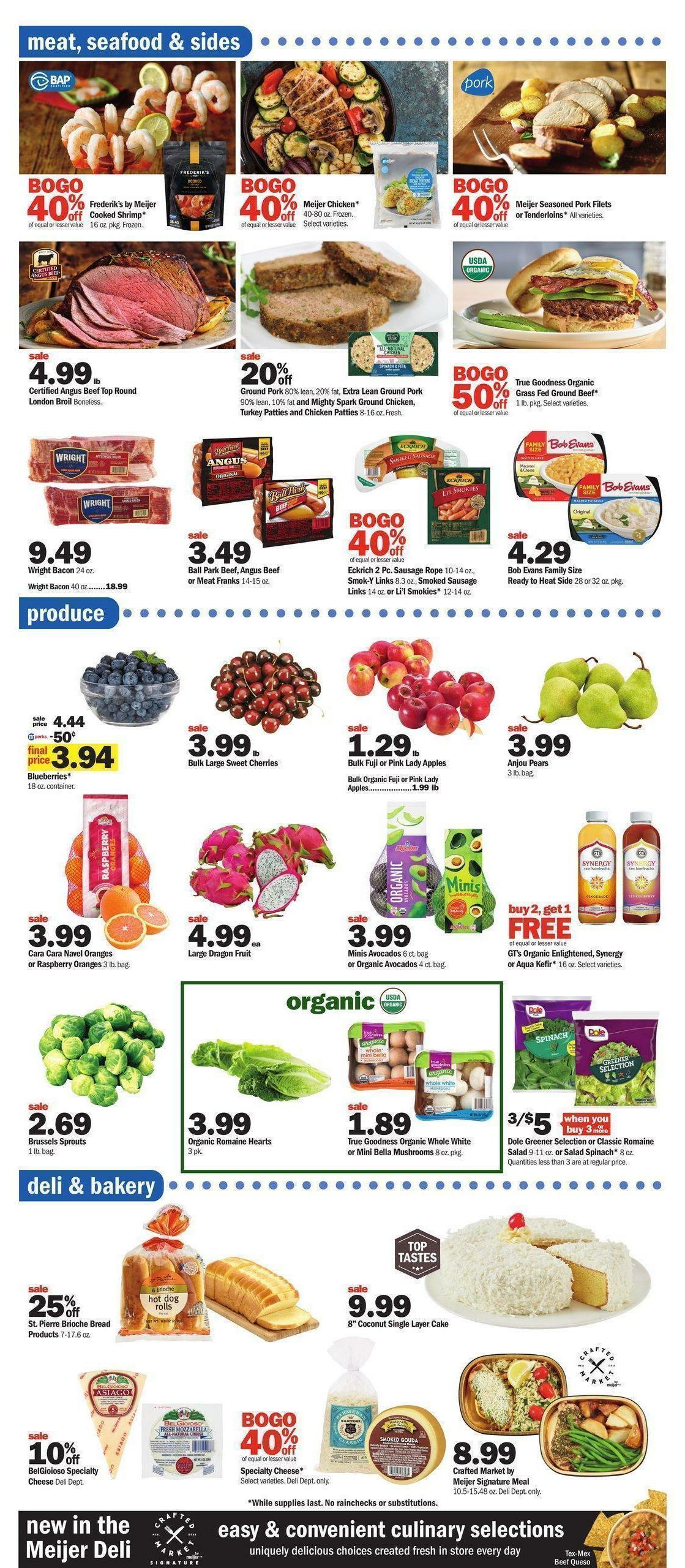 Meijer Weekly Ad from January 1