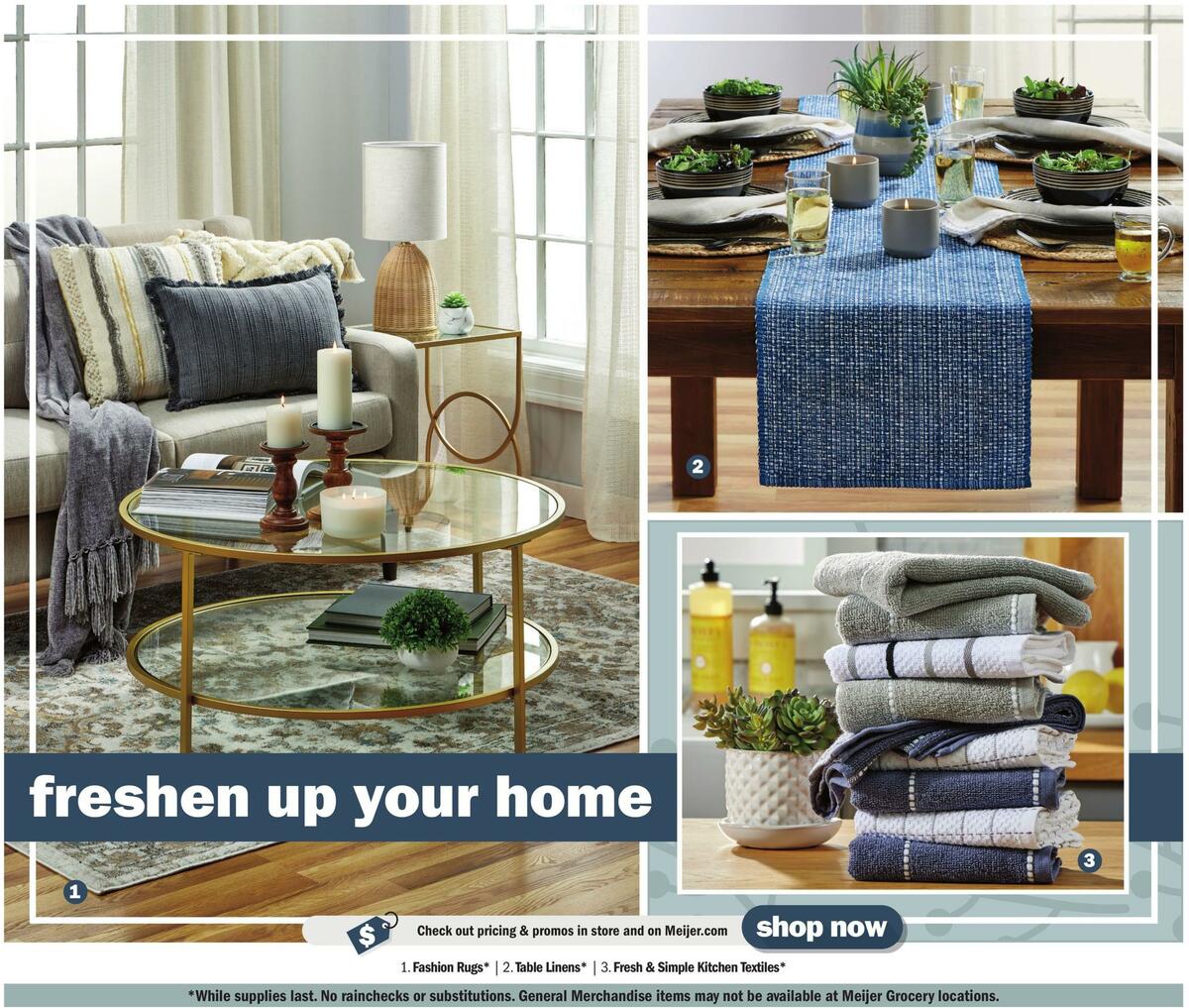 Meijer Home Weekly Ad from January 1