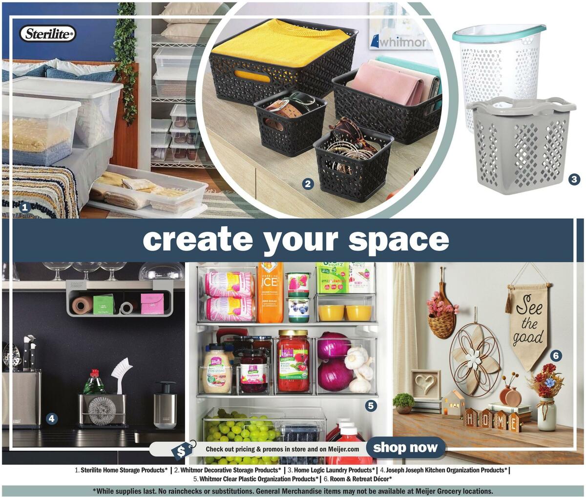 Meijer Home Weekly Ad from January 1