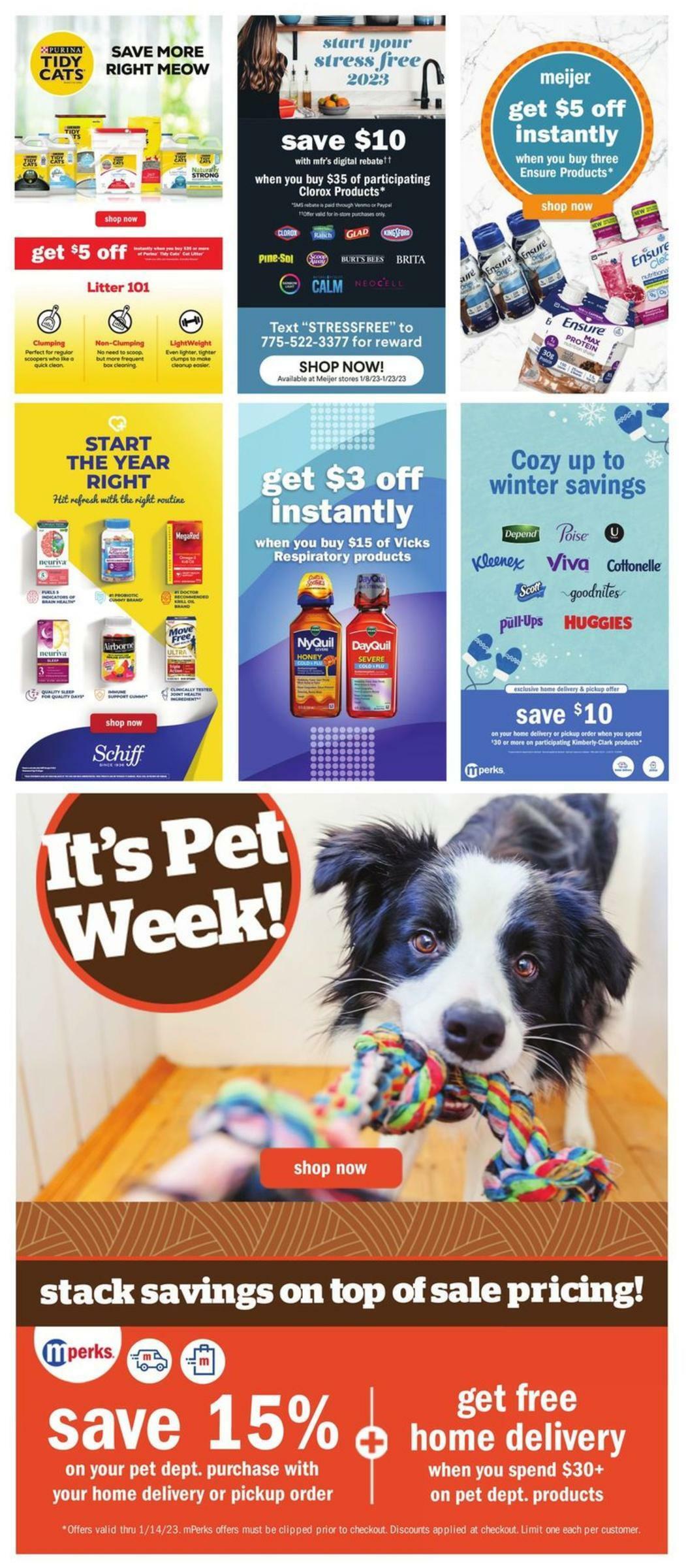 Meijer Weekly Ad from January 8