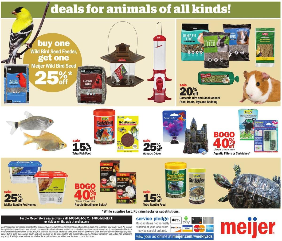 Meijer Pets Ad Weekly Ad from January 8