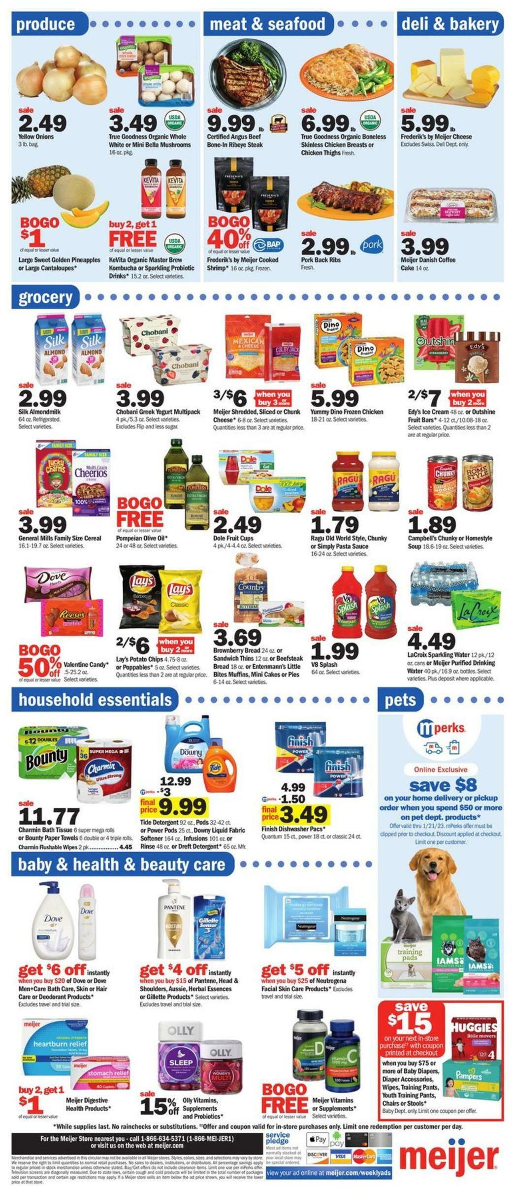 Meijer Weekly Ad from January 15