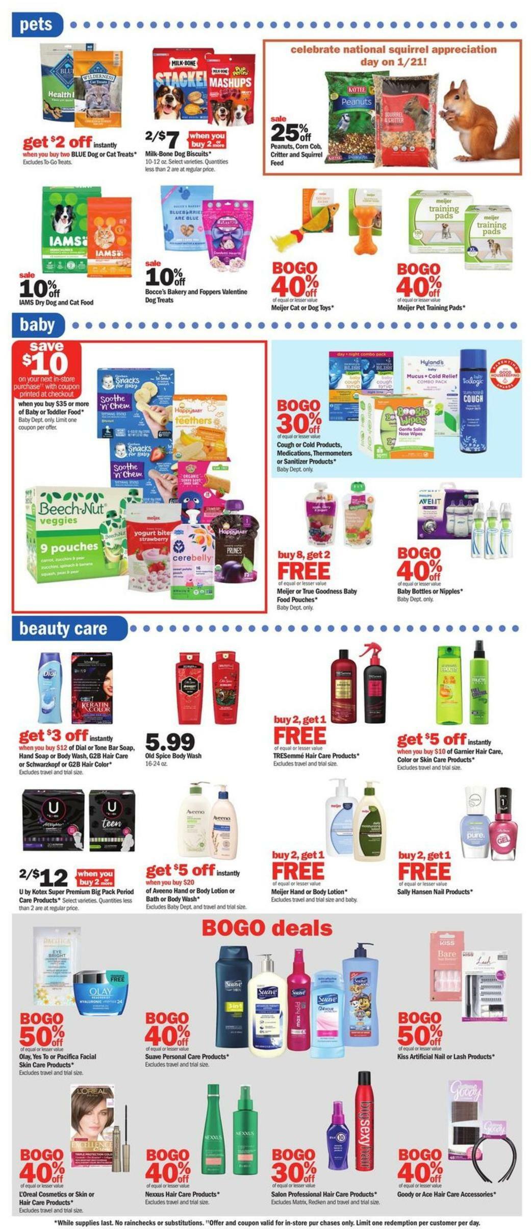 Meijer Weekly Ad from January 15