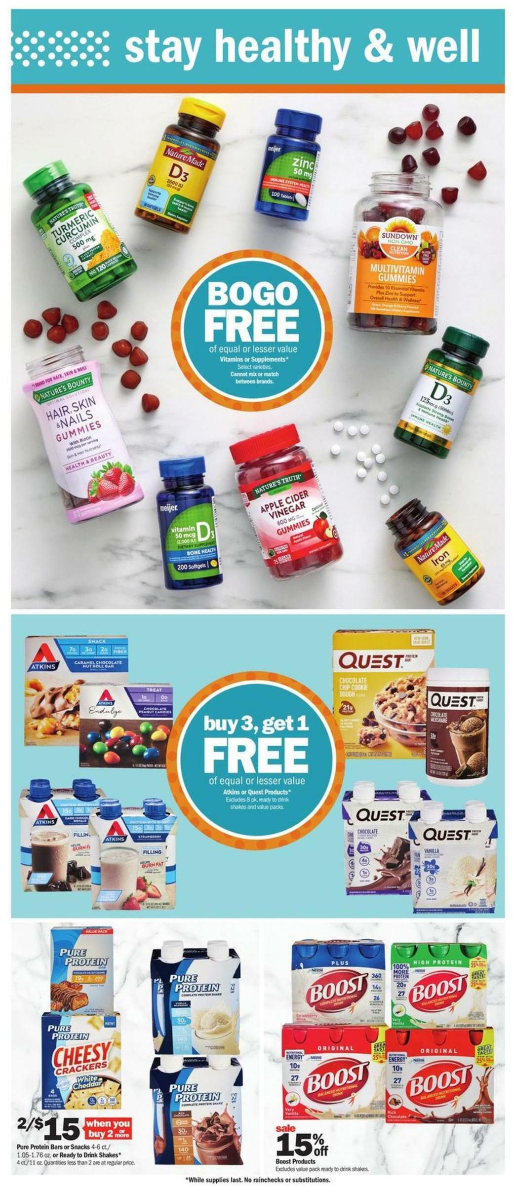 Meijer Weekly Ad from January 15
