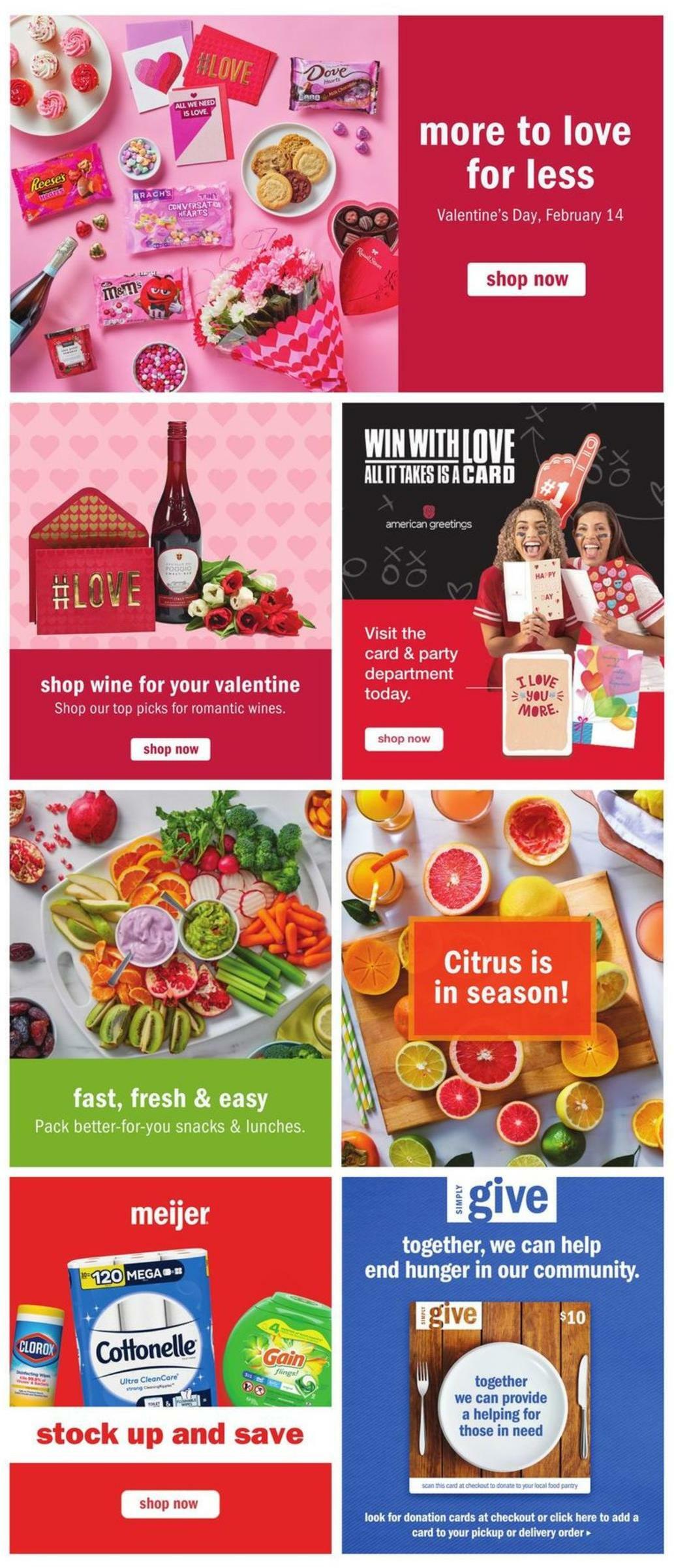 Meijer Weekly Ad from January 22