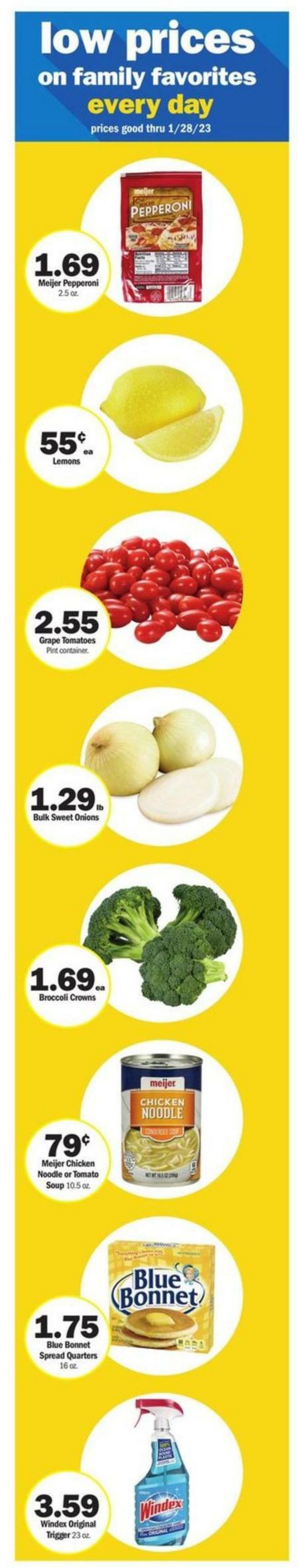 Meijer Weekly Ad from January 22