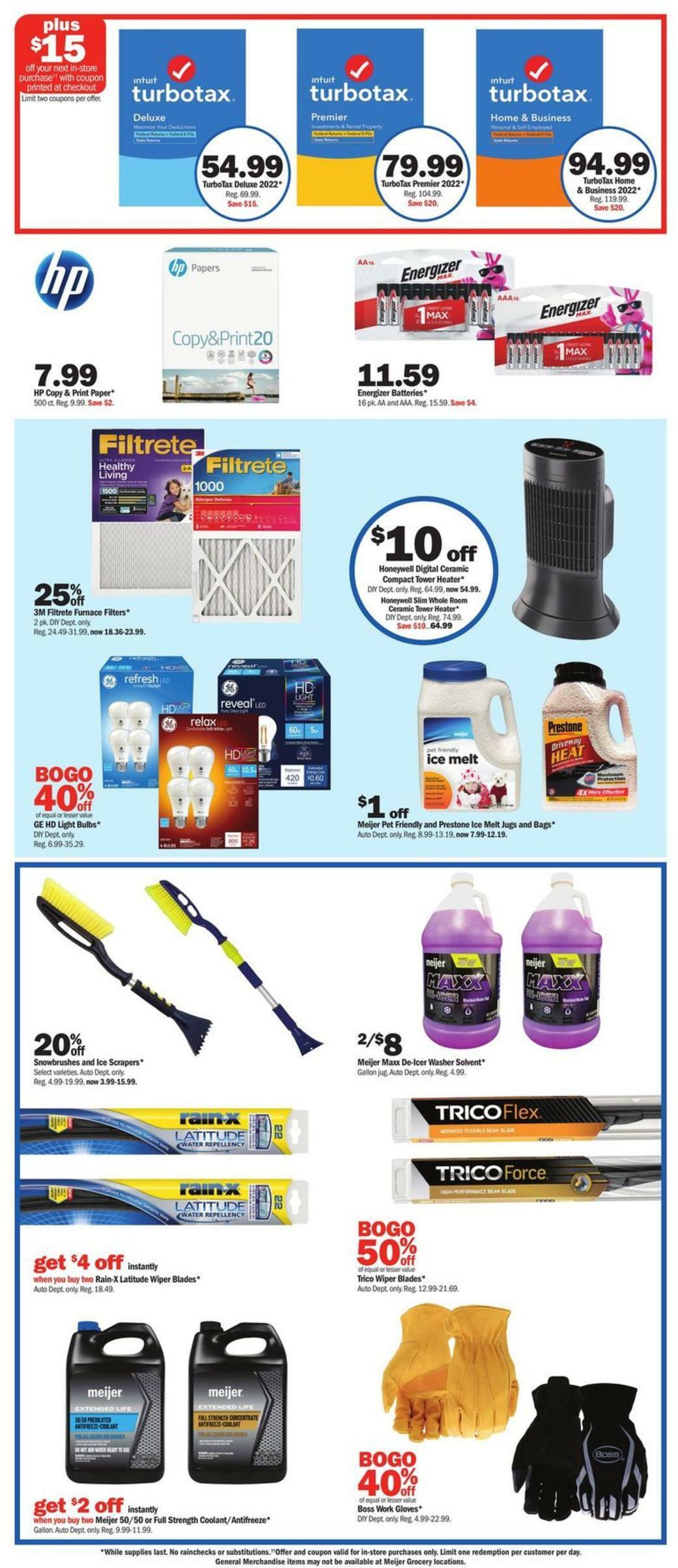 Meijer Weekly Ad from January 22