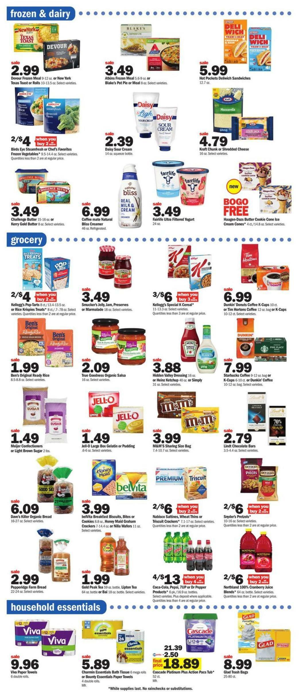 Meijer Weekly Ad from January 22