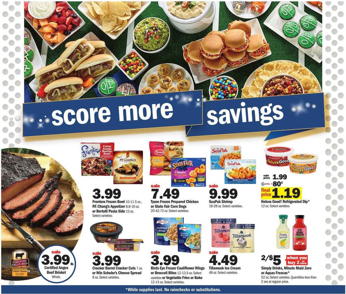 Meijer Superbowl Weekly Ad from January 29