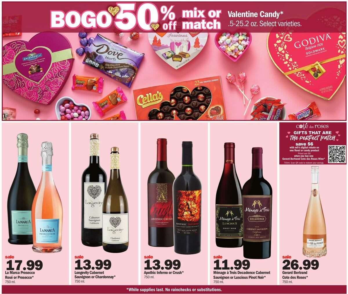 Meijer Valentine's Day Weekly Ad from January 29