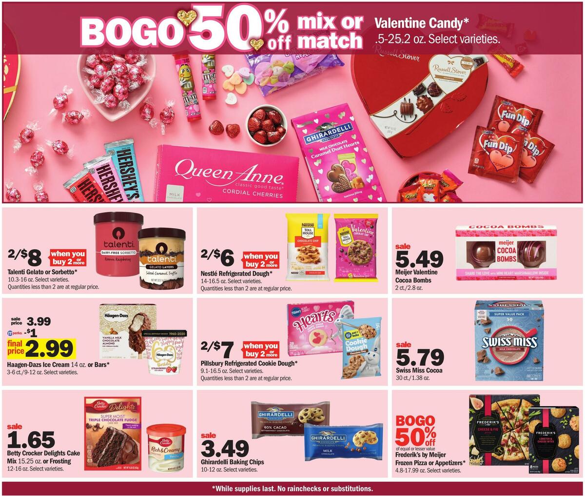 Meijer Valentine's Day Weekly Ad from January 29