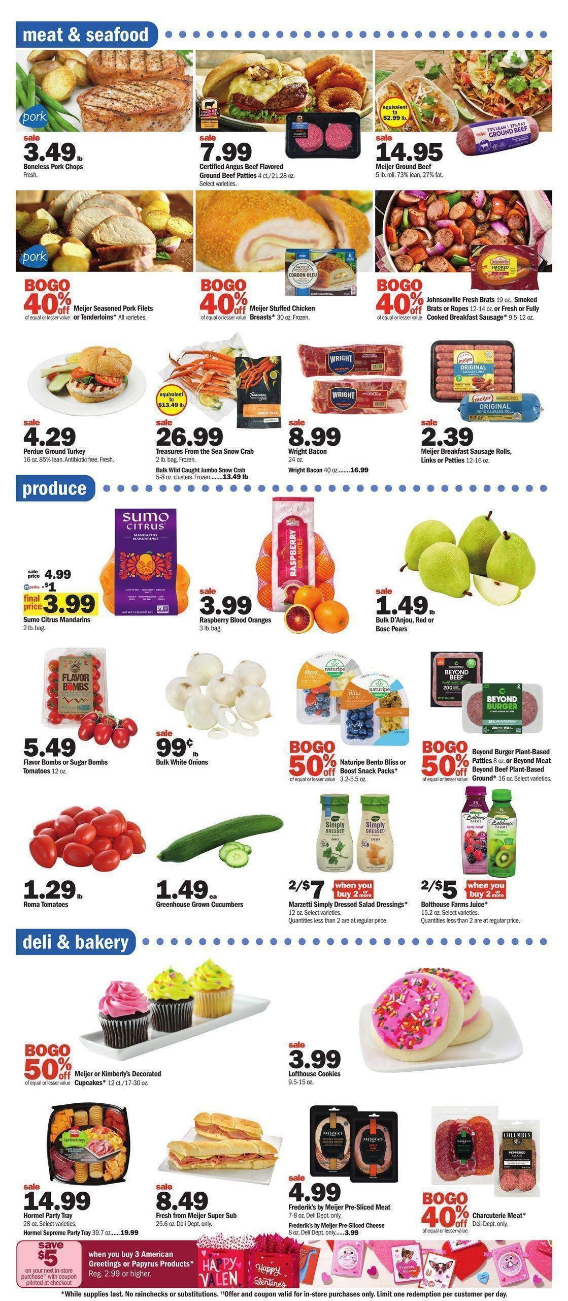 Meijer Weekly Ad from February 5